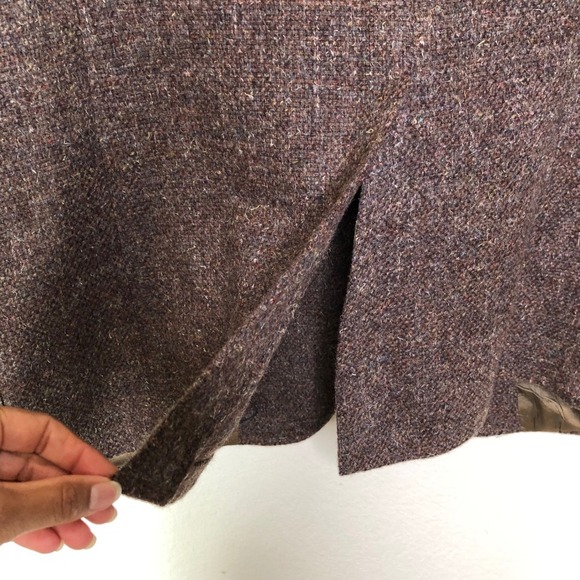 VTG Row Mens Brown 100% Wool Blazer Sport Coat Jacket Sz: 48R Academia Fall - Picture 14 of 16